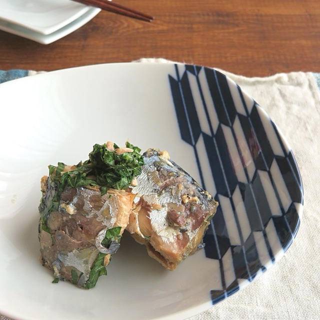 サバ缶で簡単☆さばの青じそ和え