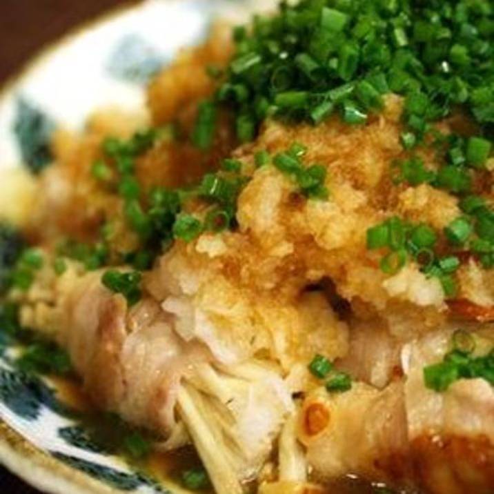 【おろし豚肉エノキ巻き☆】