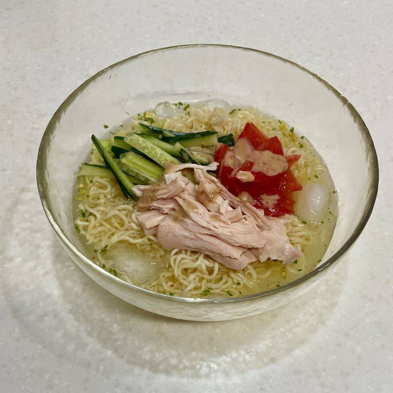 サッポロ一番公式の「サッポロ一番棒々鶏ラーメン」のレシピ