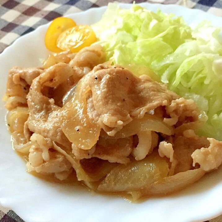 コク旨っ♫豚こま肉のハニーマヨ醤油炒め 