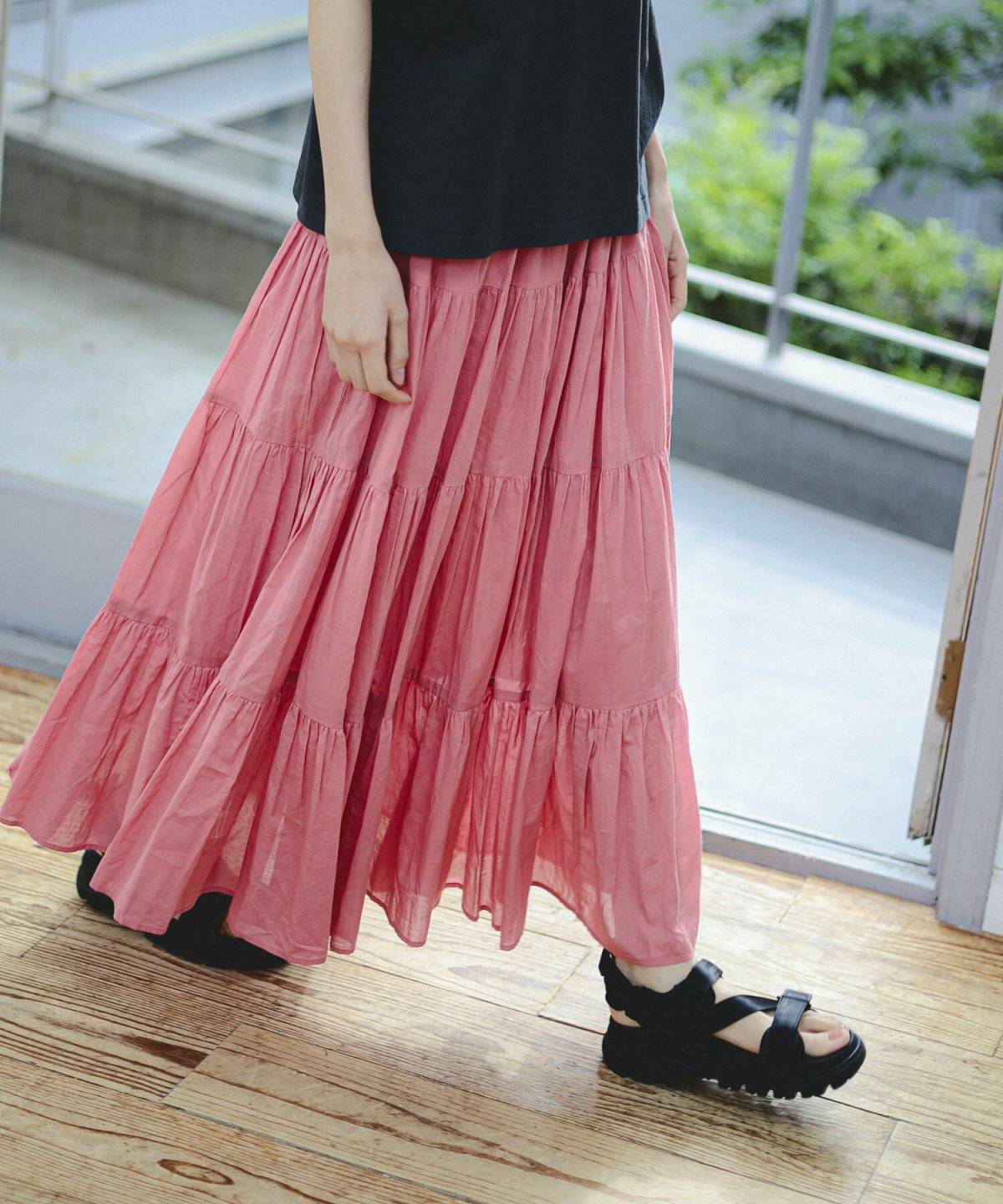 B:MING LIFE STORE by BEAMS(ビーミング ライフストア バイ ビームス) インド ティアード スカート