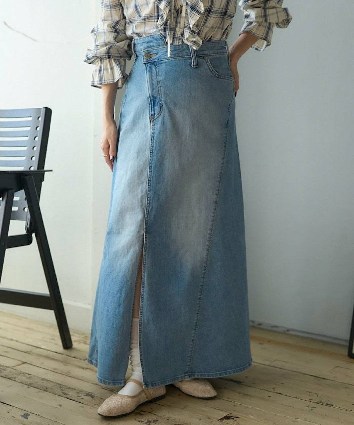 FREAK’S STORE(フリークスストア) クロスウエスト スリットスカート 25SS