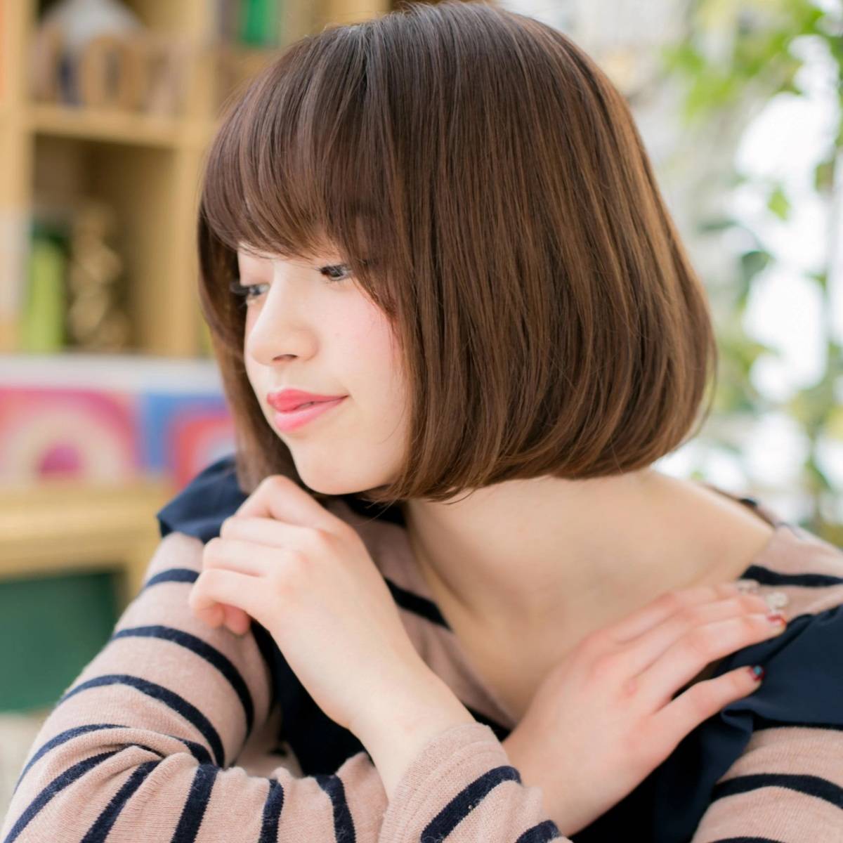 前下がりワンカールボブ