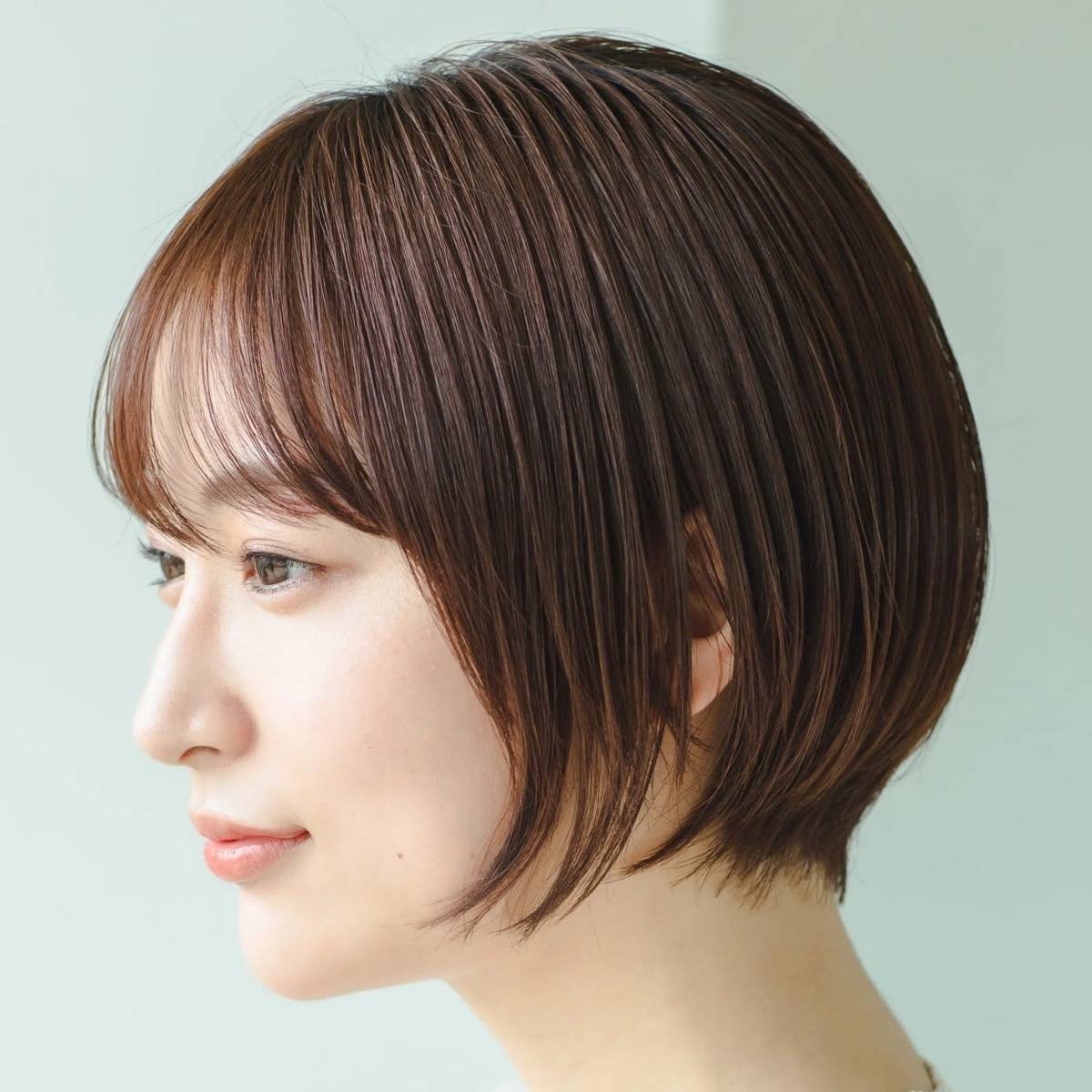 丸みのあるまとまりショート