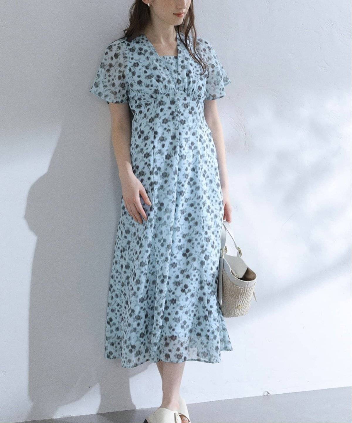 La Totalite(ラ トータリテ) 【洗える】プリントワンピース