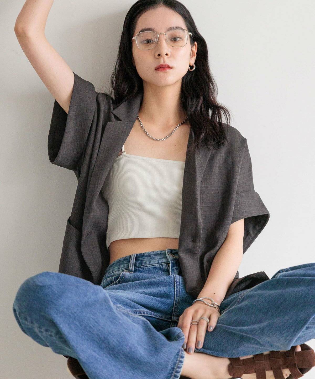  LOWRYS FARM(ローリーズファーム) バスケットジャケットSS