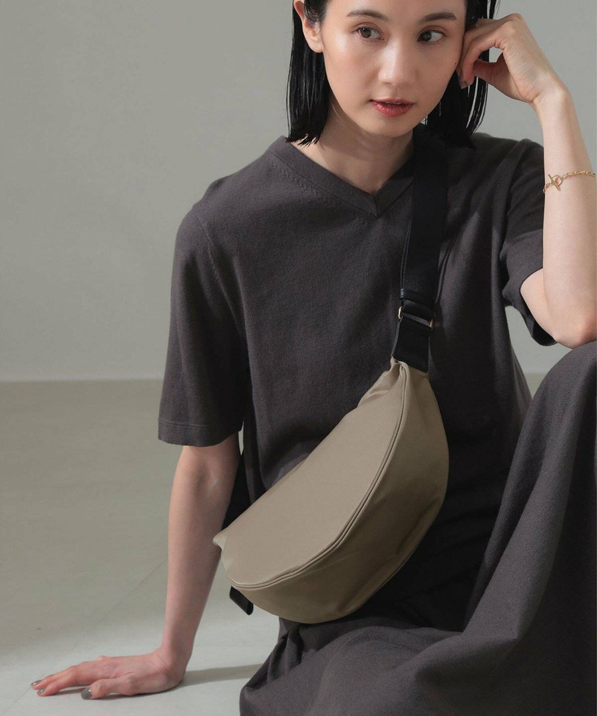 Demi-Luxe BEAMS(デミルクス ビームス) VIOLAd'ORO / ナイロン ボディーバッグ 25SS