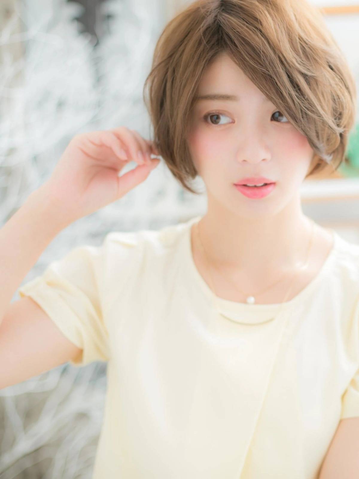 フェミニンなエアリーショート