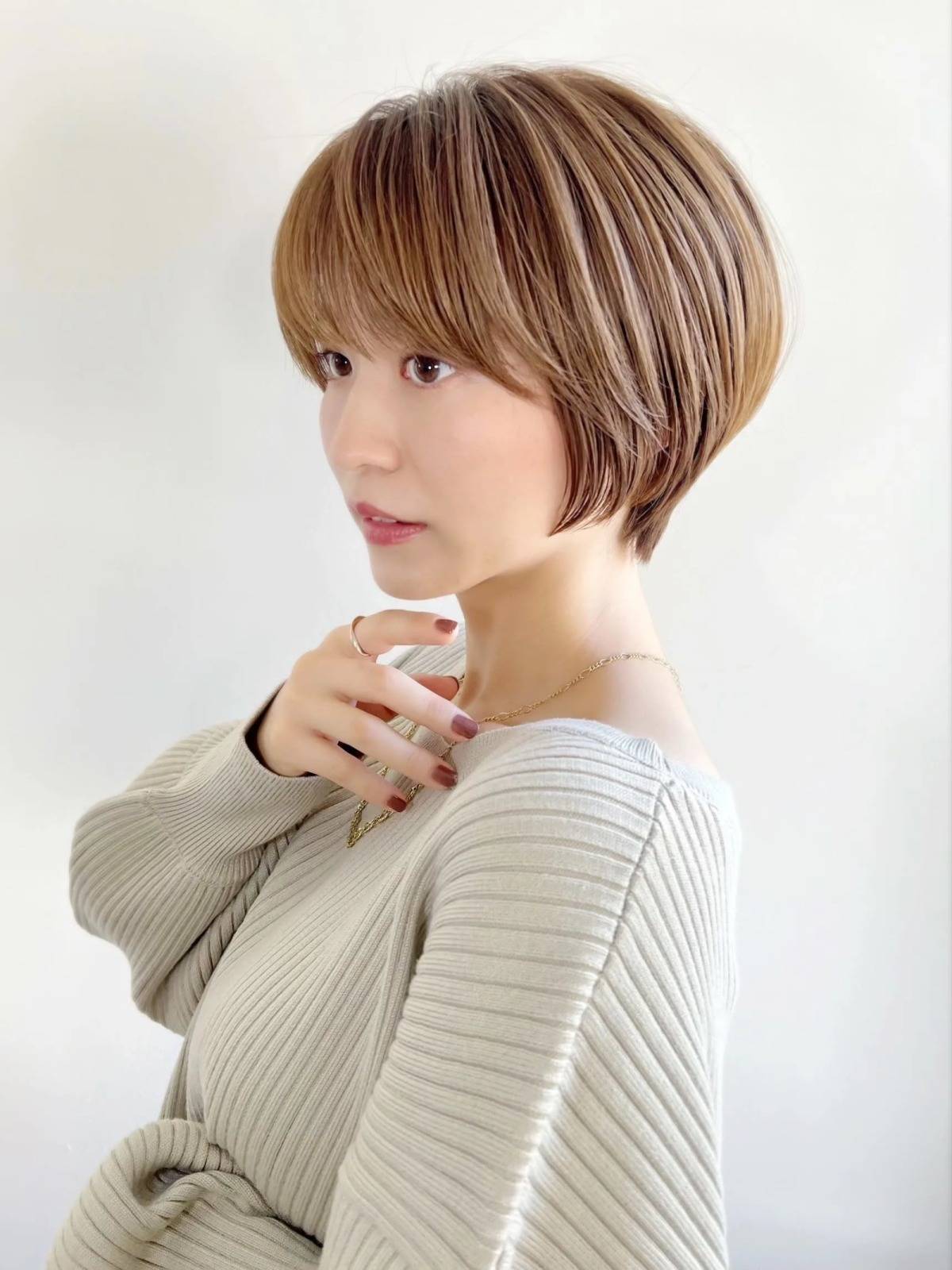 まとまり感丸みショート