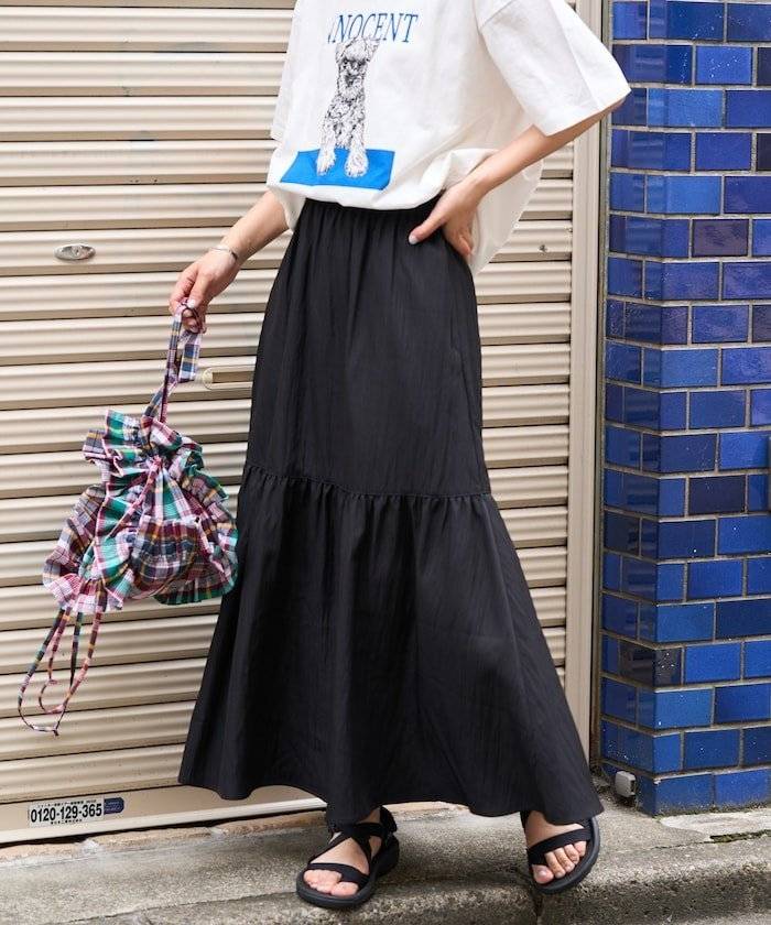 FREAK’S STORE(フリークスストア) SUMMERCOOL ティアードスカート 25SS