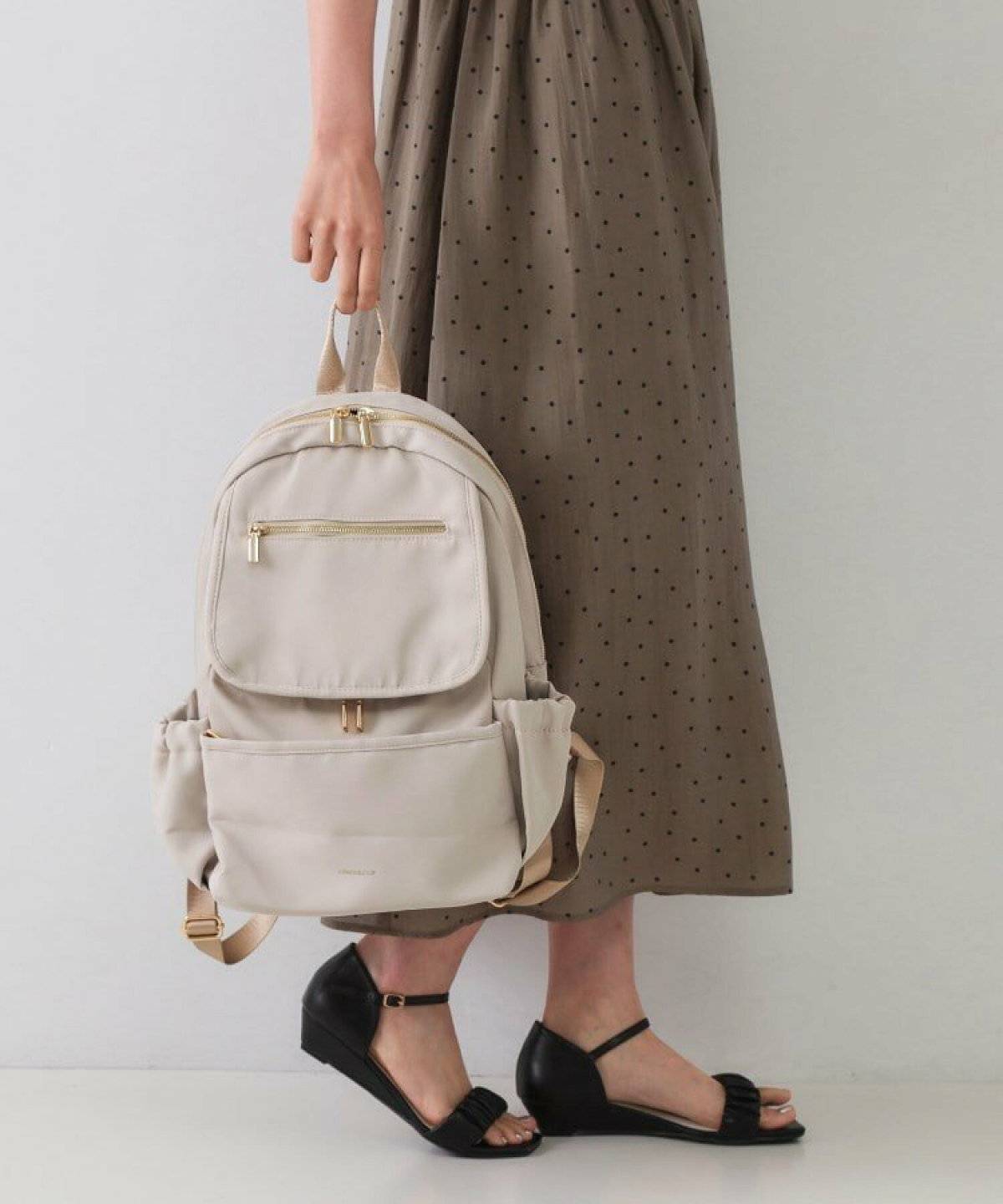 OPAQUE.CLIP(オペークドットクリップ) 【撥水加工/多ポケット/A4サイズ対応】マルチファンクションツイルリュックサック