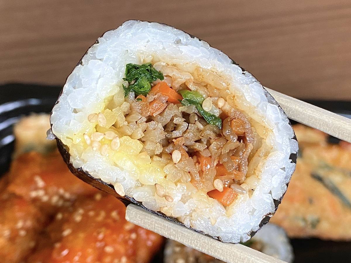 大人気の牛カルビキンパ♪