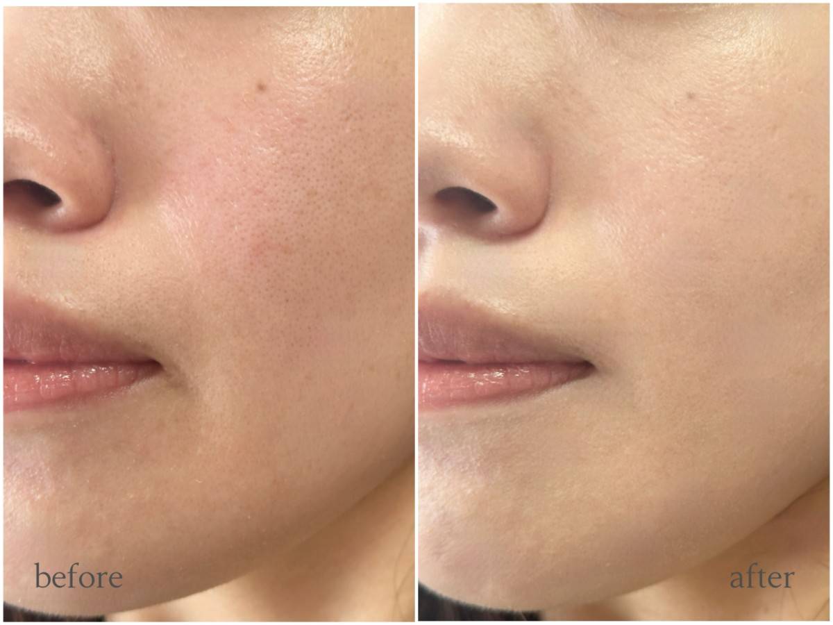 PRADA BEAUTY　プラダメッシュクッションの仕上りイメージ