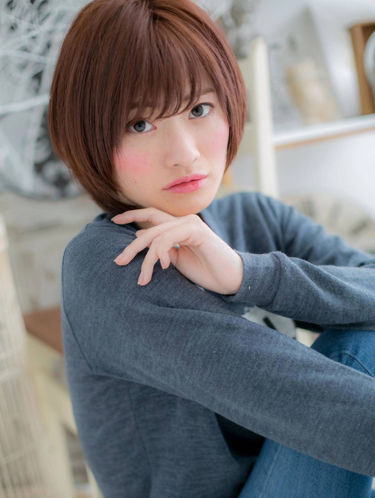 まとまり感丸みボブ