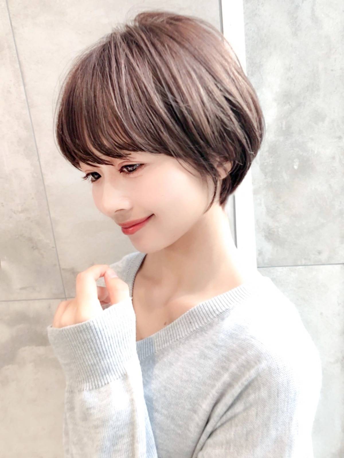 丸みショートボブ