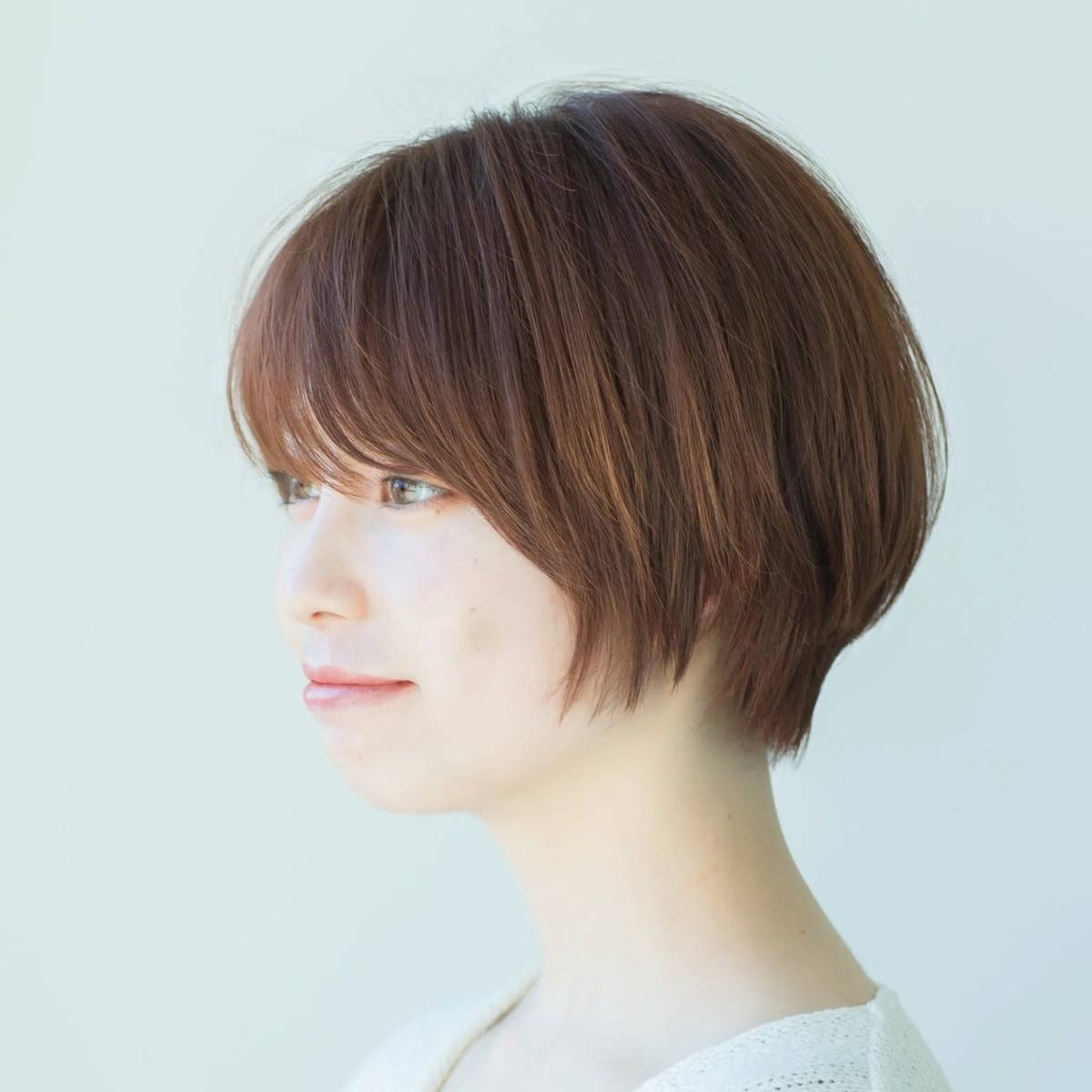 きれいめなシンプルショート