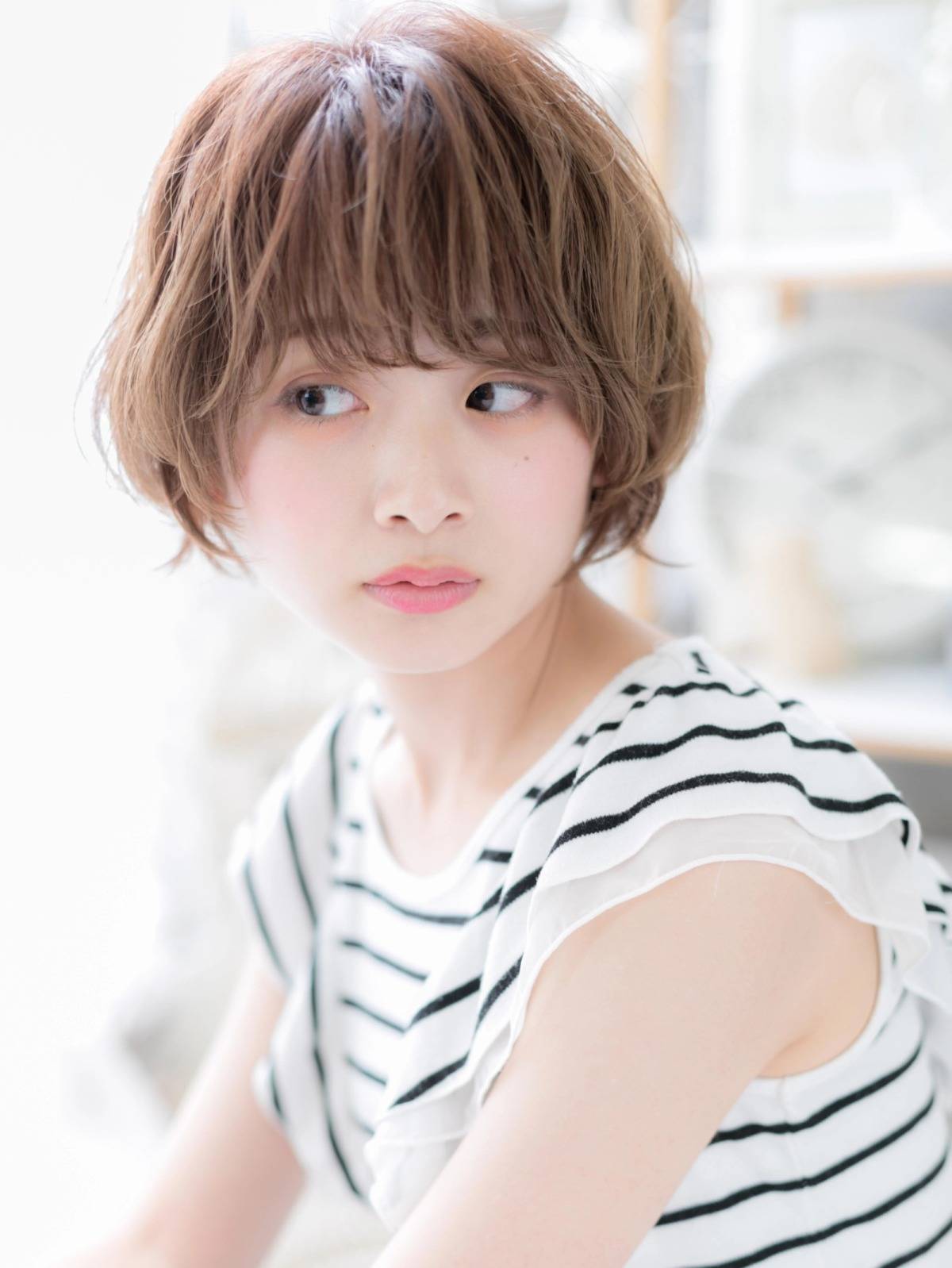 くせ毛風ふんわりショート