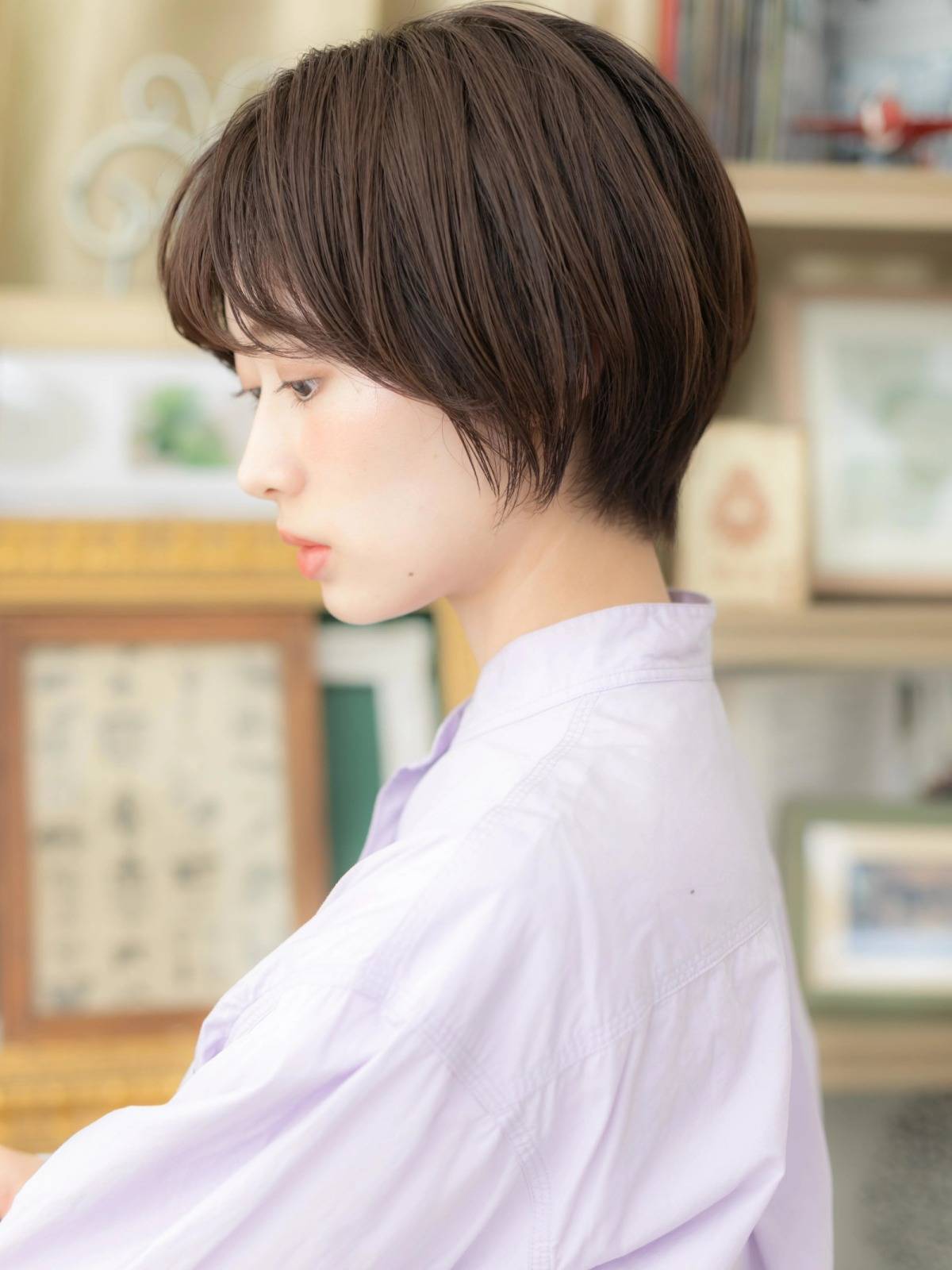 広がりにくいナチュラルショート