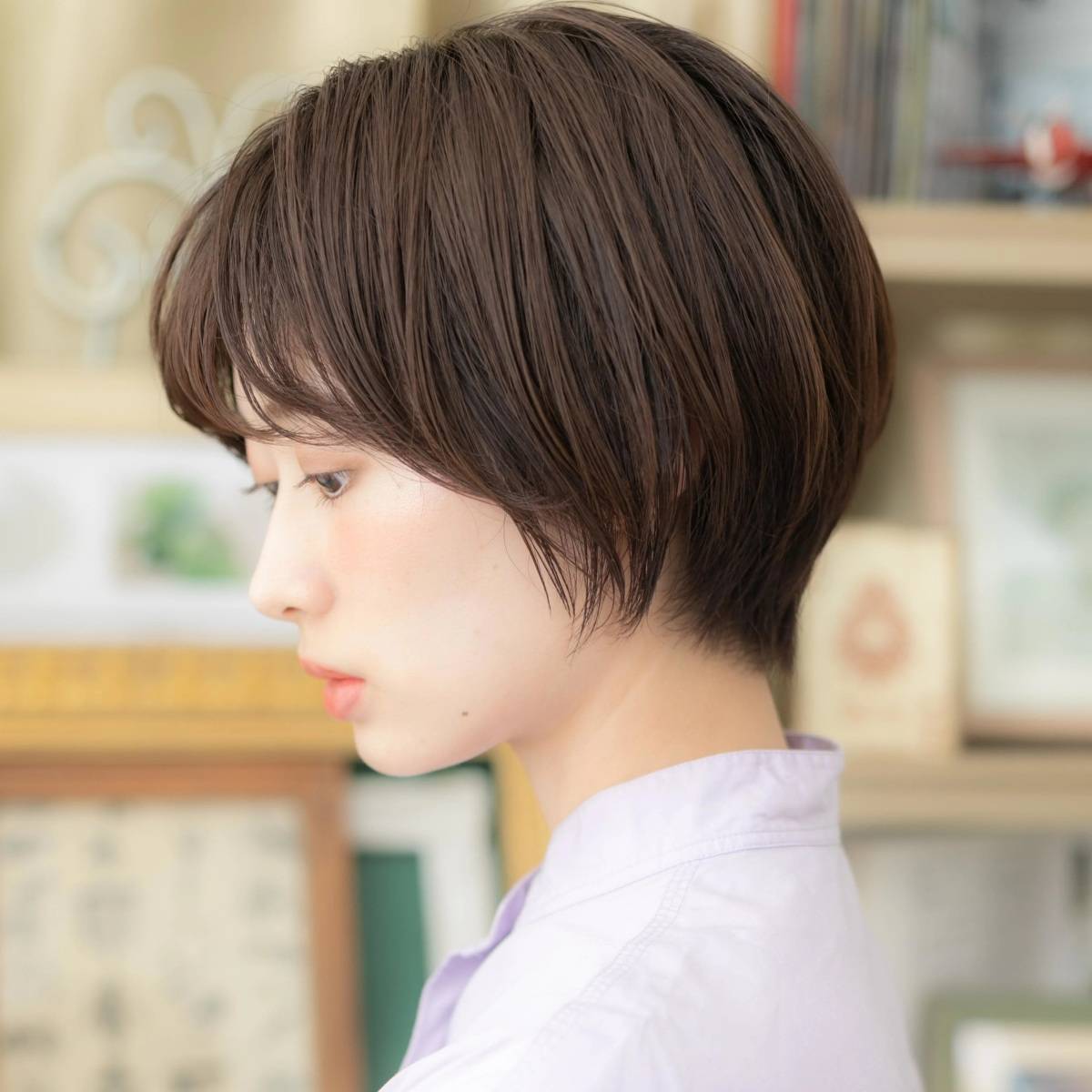 広がりにくいナチュラルショート