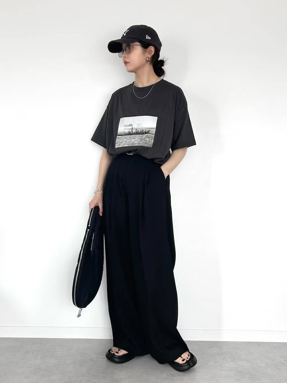 プリントTシャツを合わせる♪