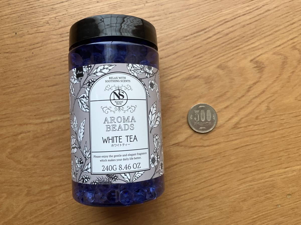 ダイソーのアロマビーズ(ホワイトティー)
