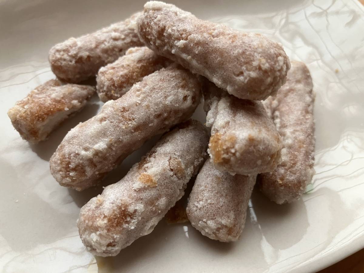 ダイソーの三幸製菓 雪の宿ミルクかりんとう 63g