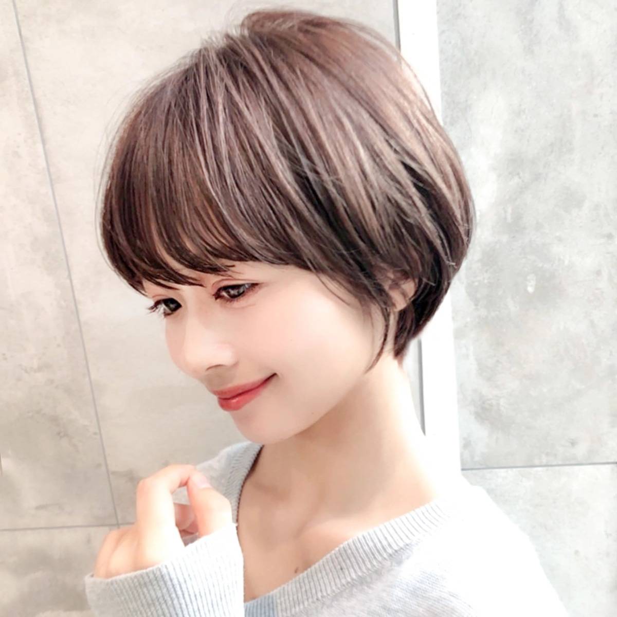 丸みショートボブ
