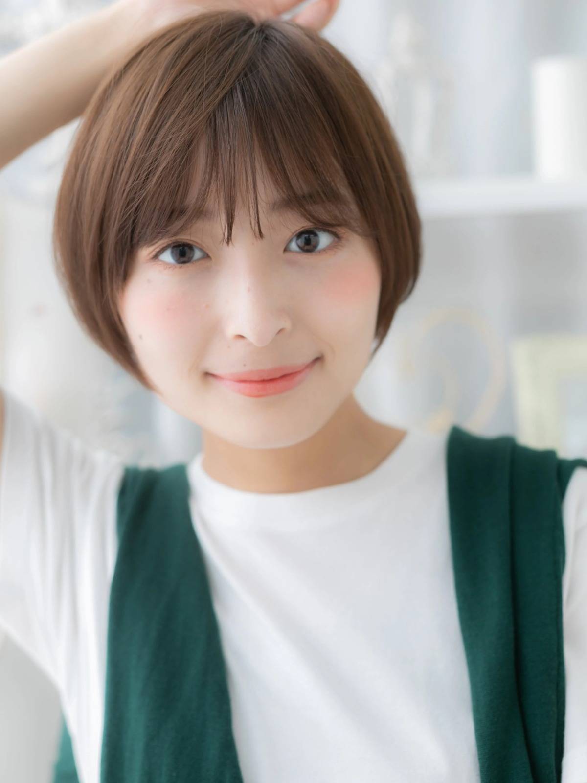 まとまり感マッシュショート
