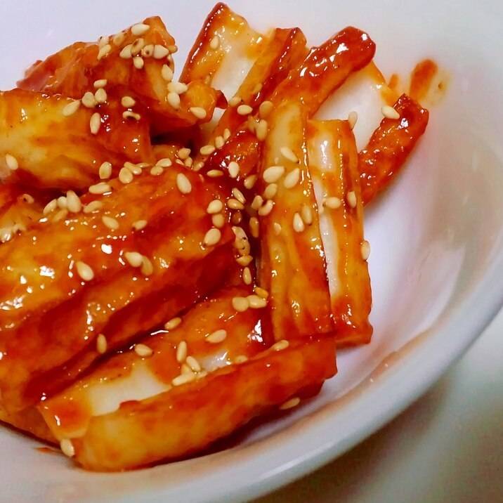 竹輪のピリ辛マヨネーズ炒め
