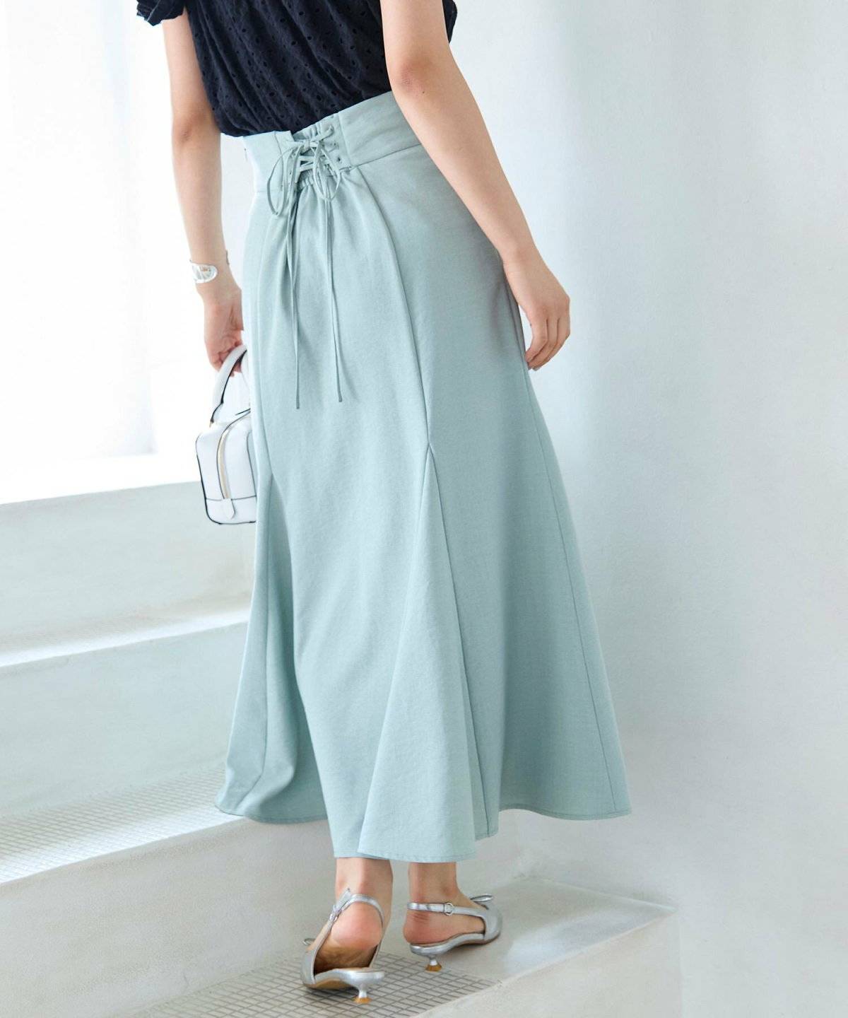 VIS(ビス) リネンライクマーメイドスカート