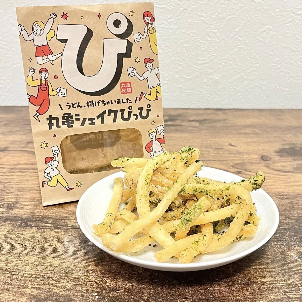 丸亀製麺の「丸亀シェイクぴっぴ おぼれる のり塩まみれ味