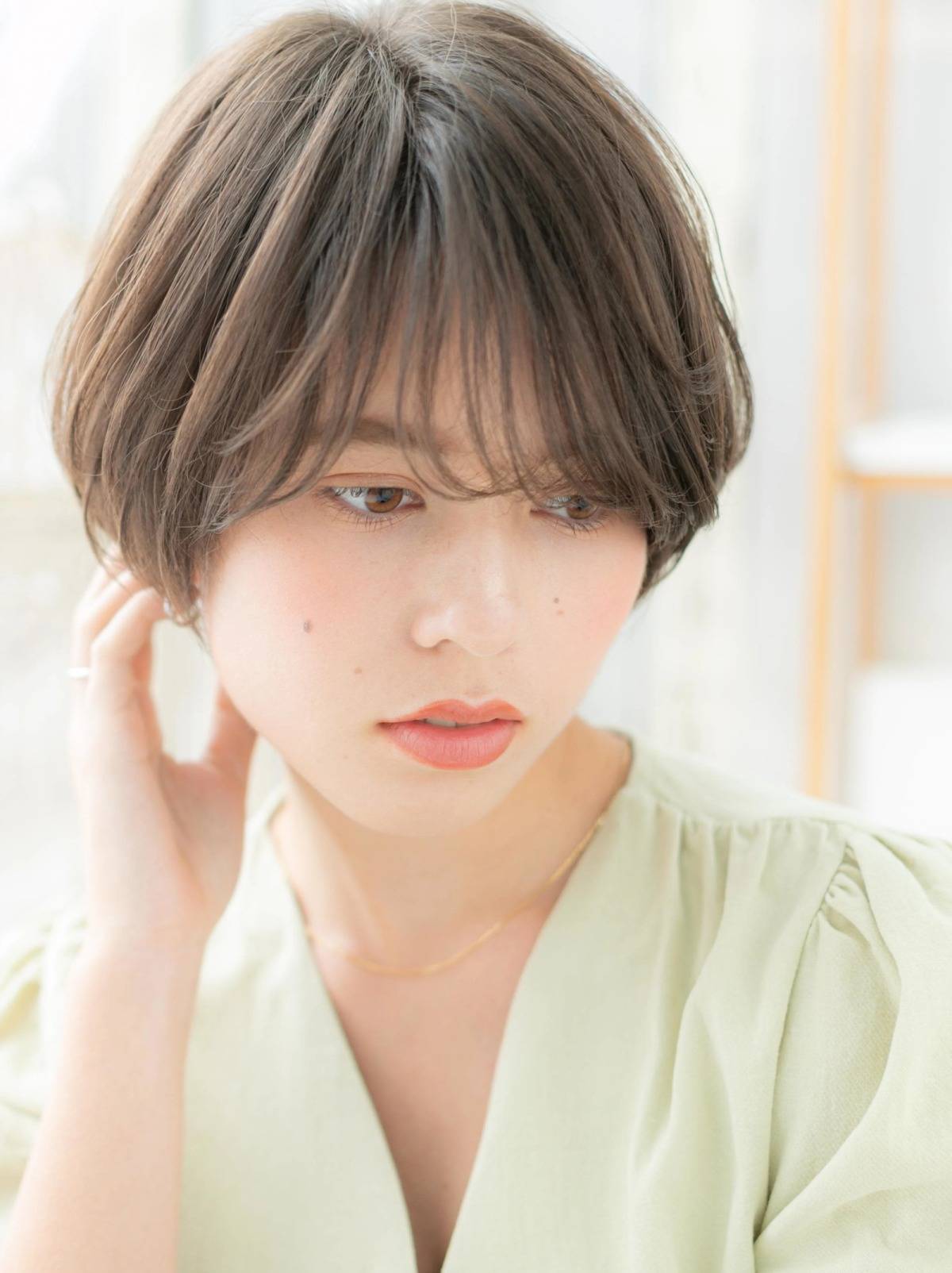 ひし形シルエットショート