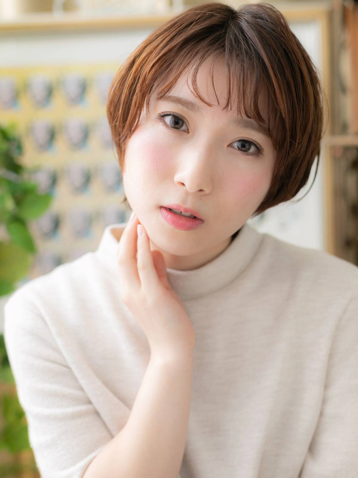 セミウェットなニュアンスショート