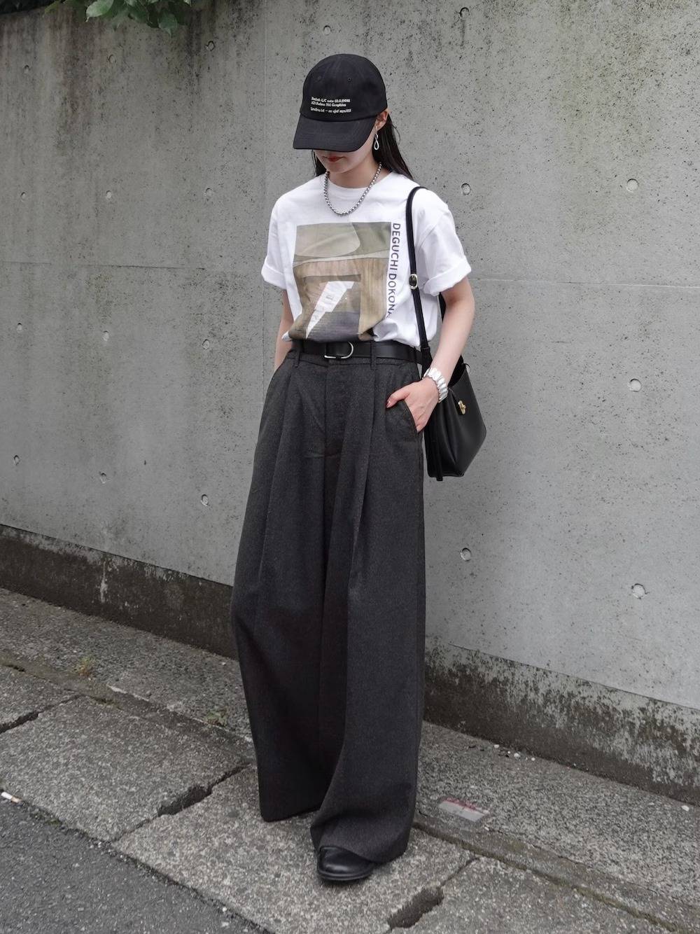プリントTシャツを合わせる♪