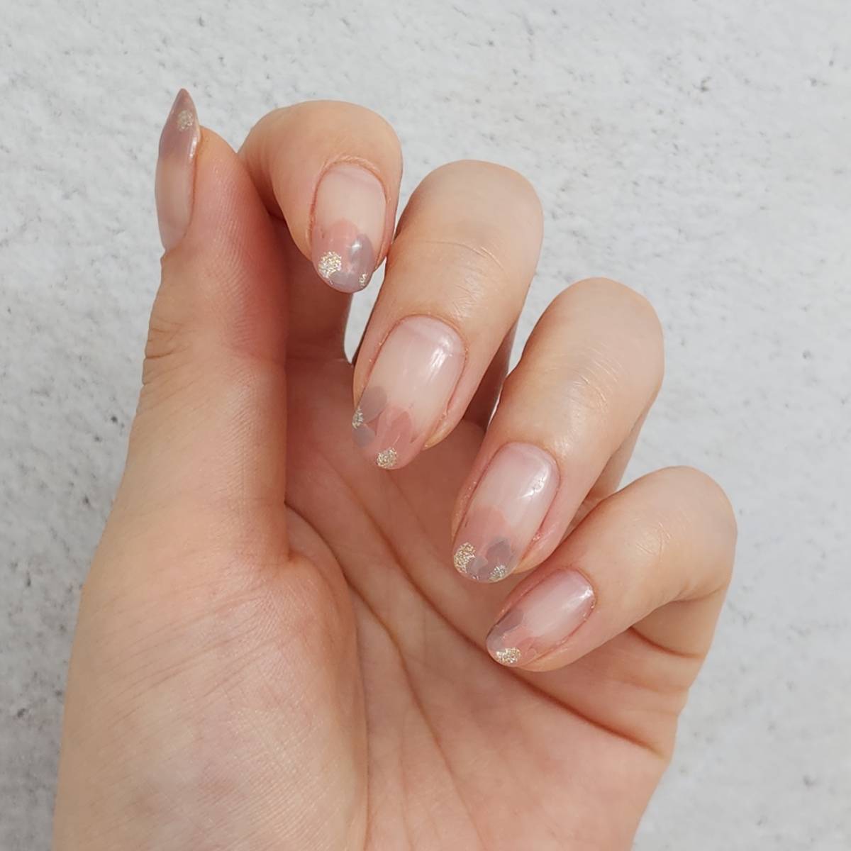 お花フレンチネイル