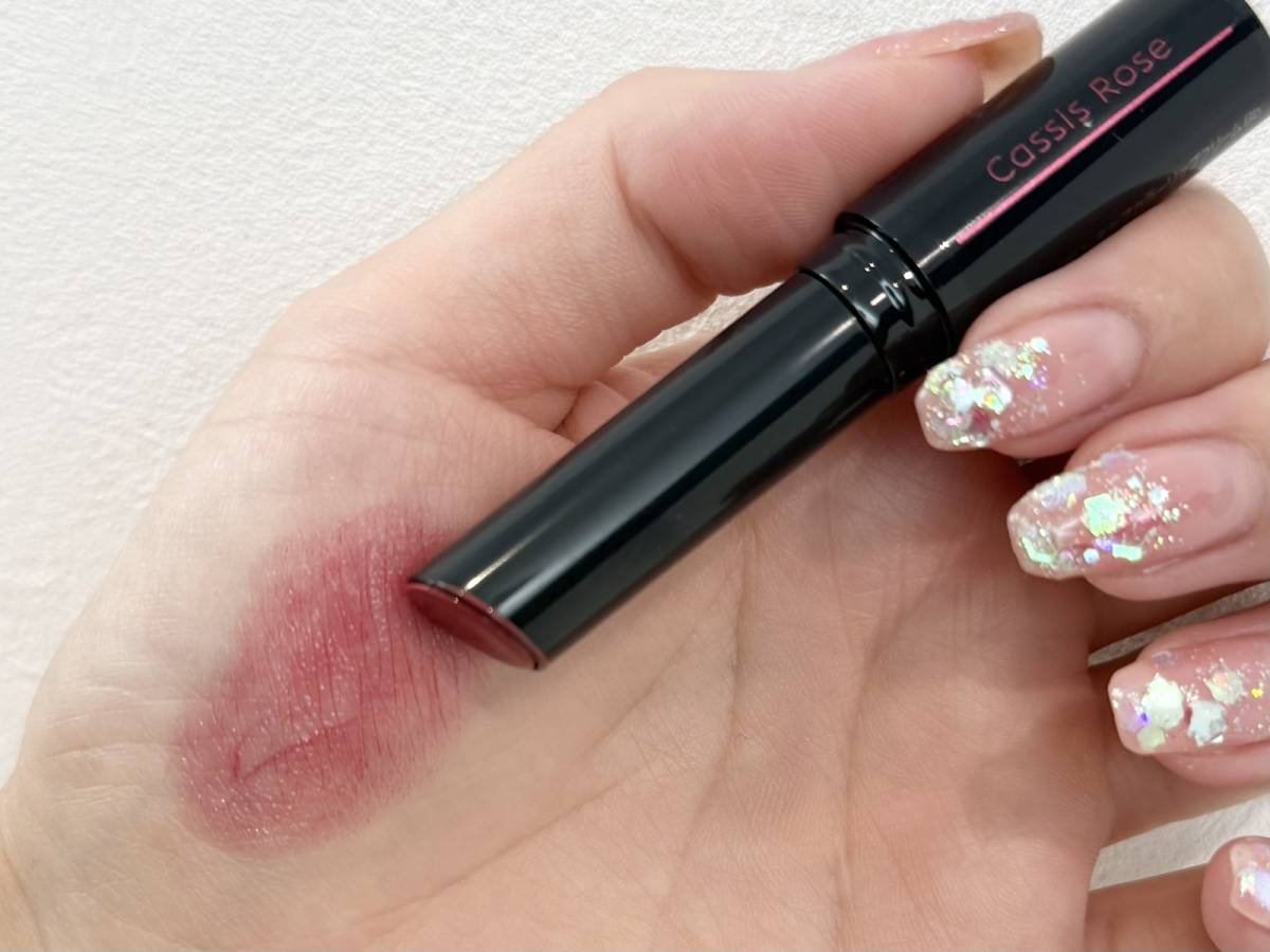 リッチケア＆カラーリップ 色持続タイプカシスローズスウォッチ