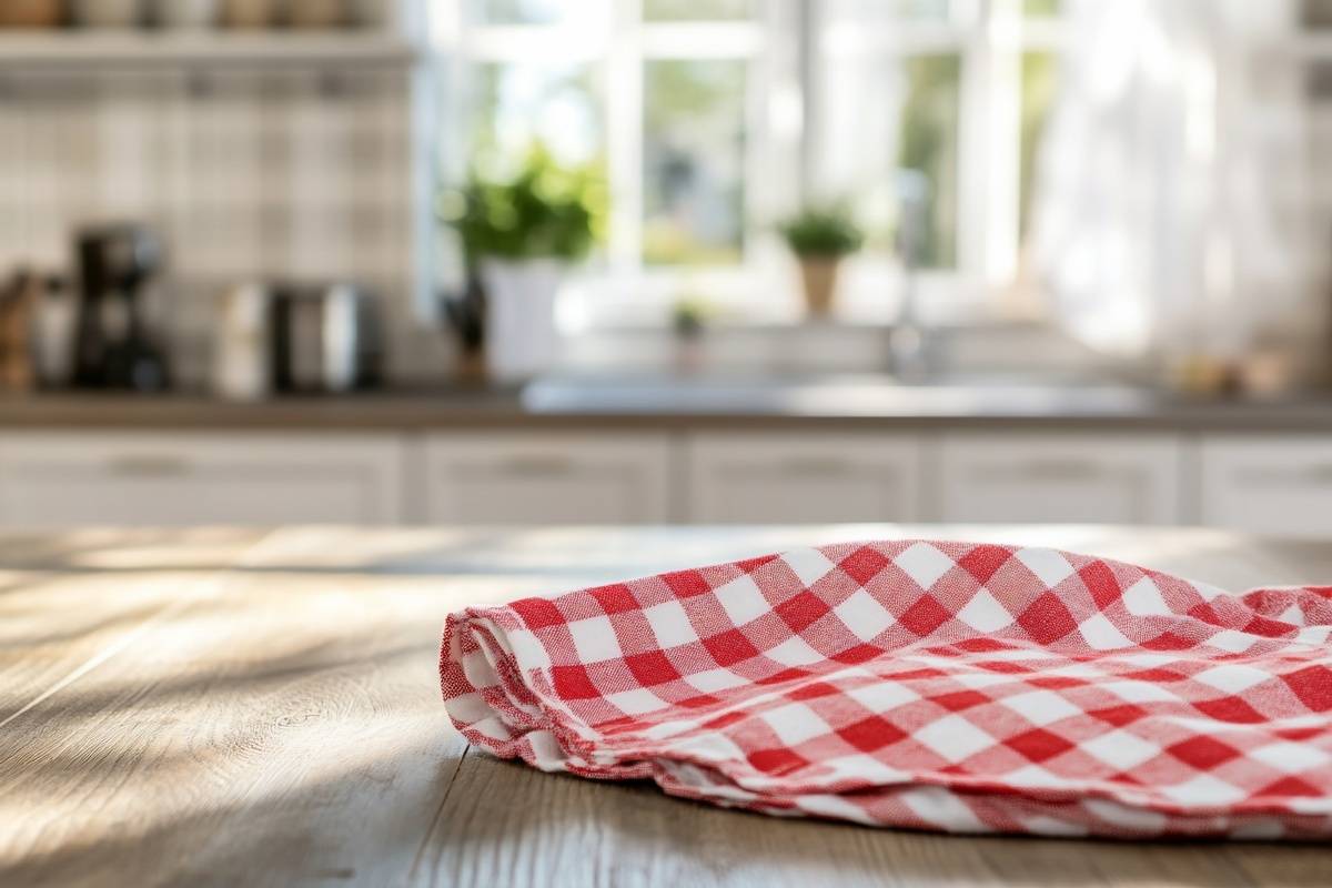 キッチン　魔除け　赤い小物