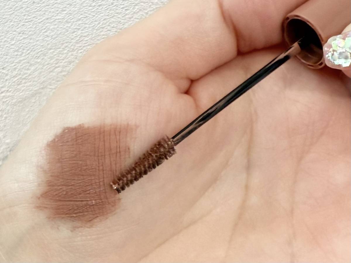 極細アイブロウマスカラ C1 ピンクブラウンスウォッチ