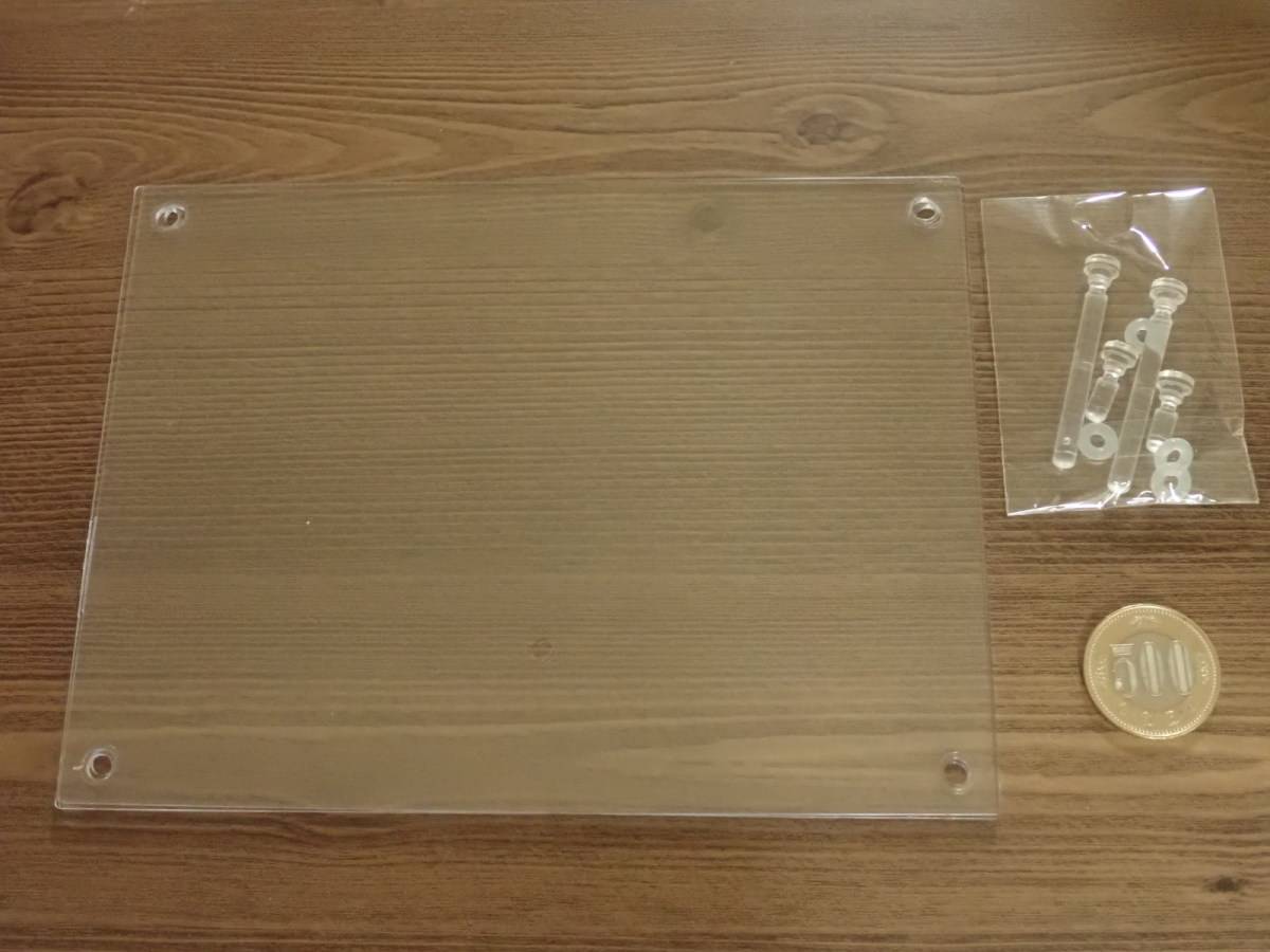 ダイソーのフォトフレーム(クリア、L判、はがき)