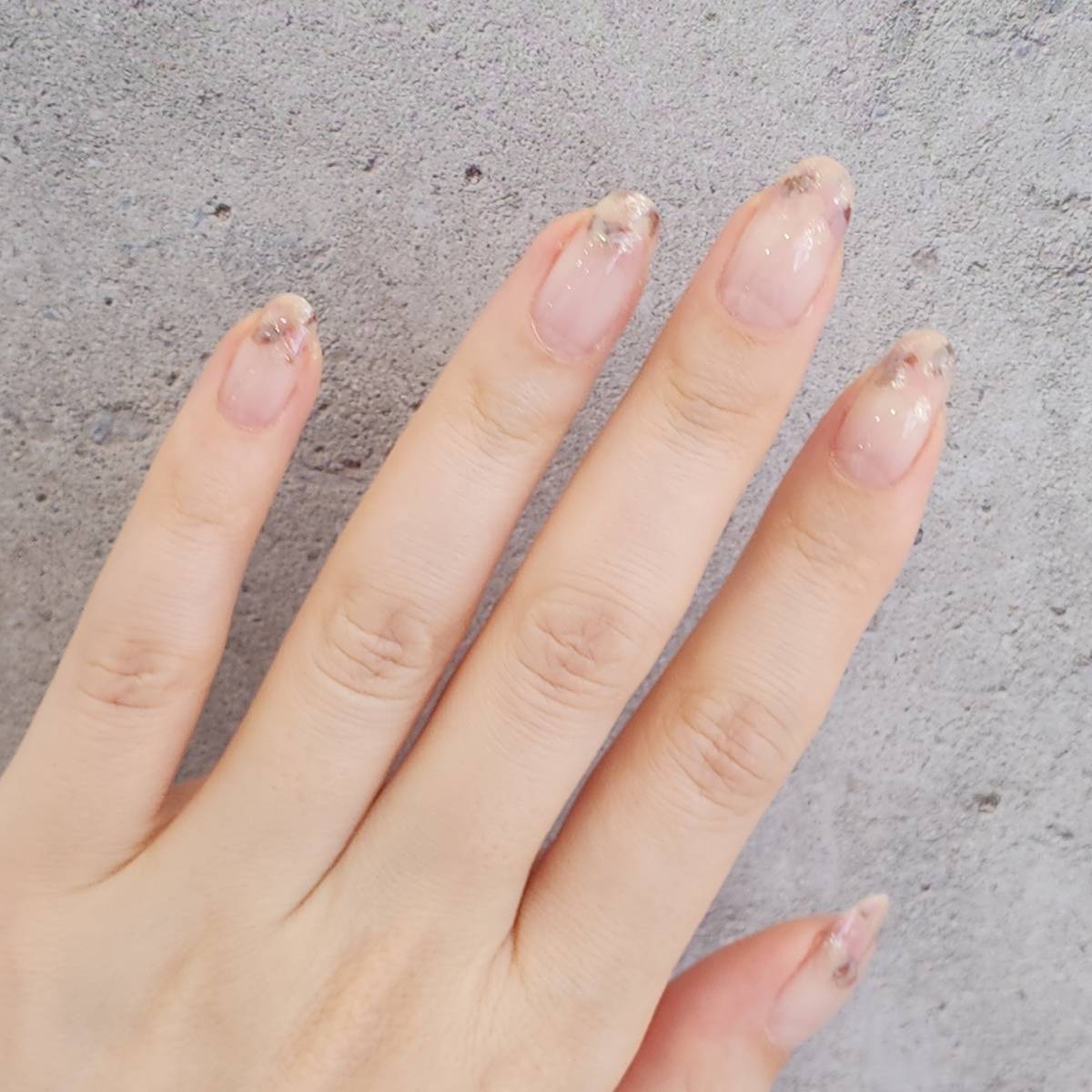 カモフラ風ネイル