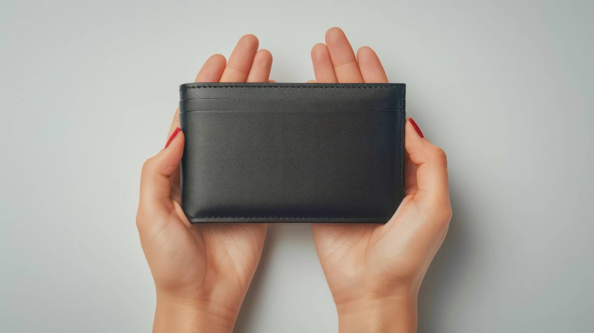 対人運　下がる　財布　黒