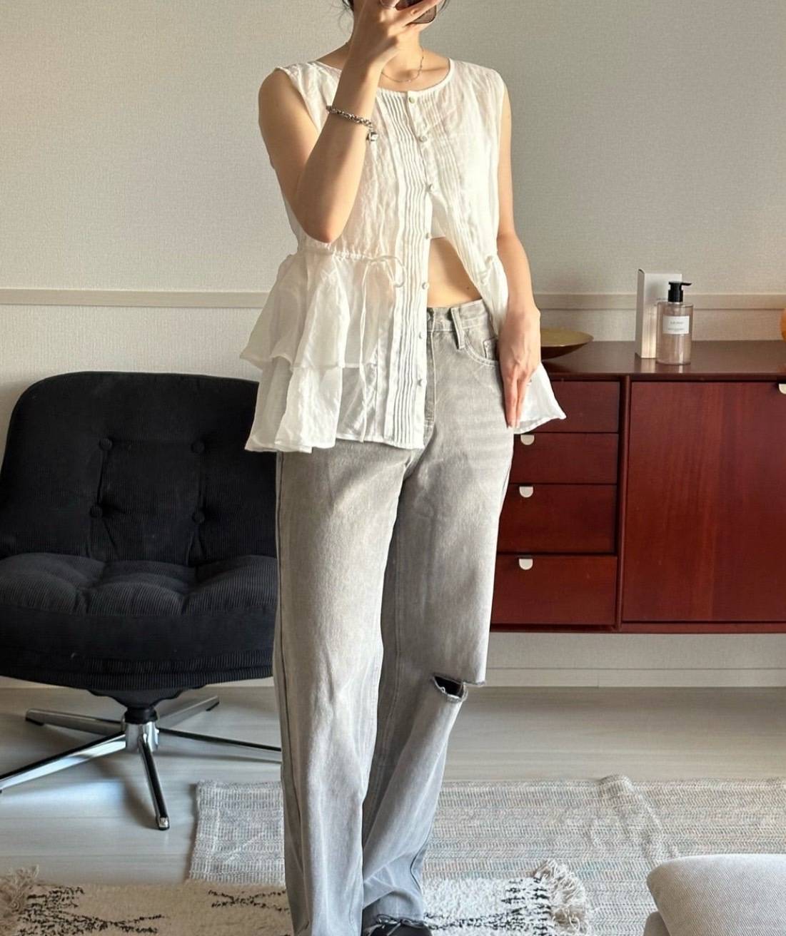 夏のデニムコーデ