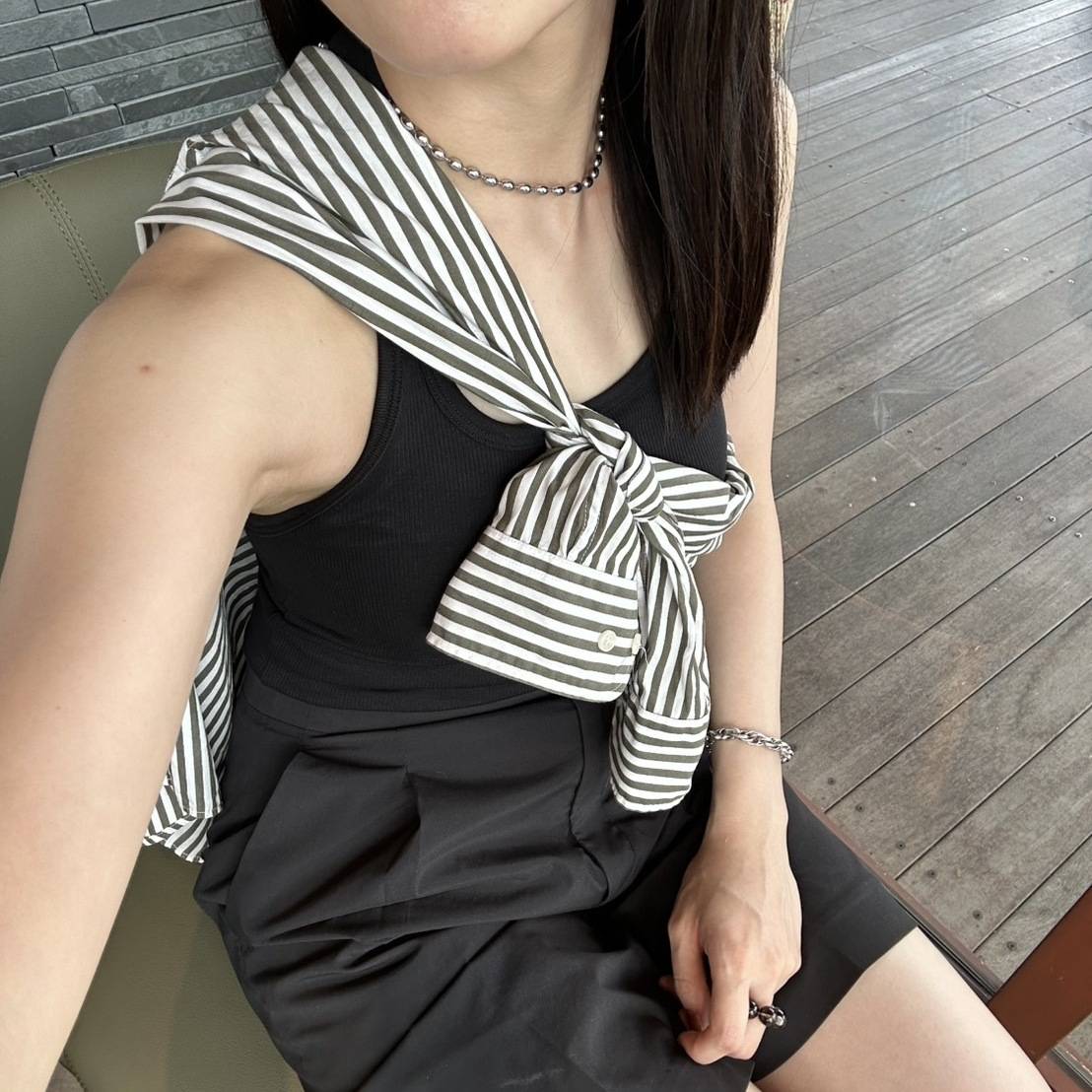 UNIQLOメンズシャツを使ったコーデ