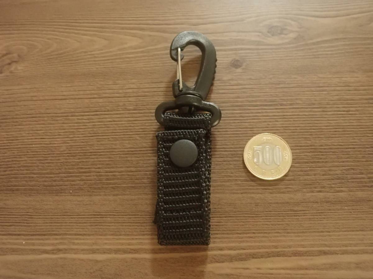 ダイソーのカラビナストラップ(カニカンスナップボタン)