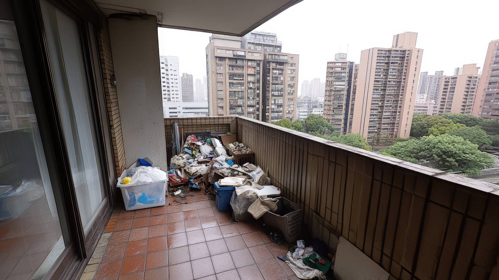 バルコニー　運を逃す　アイテム　ゴミ