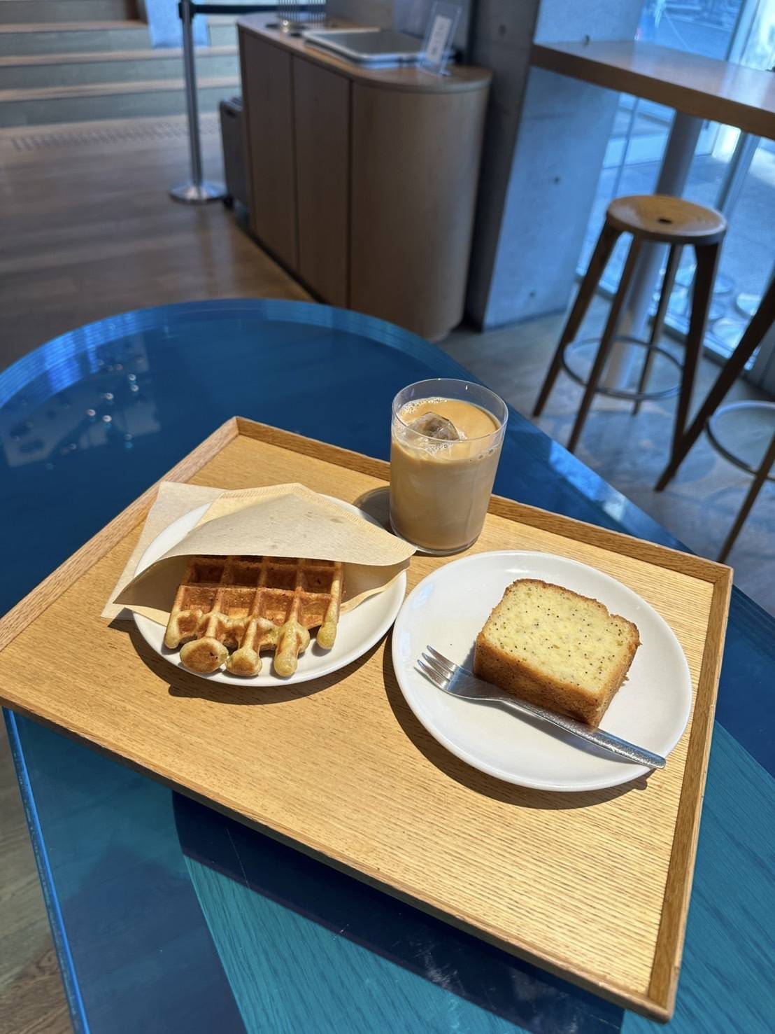 ブルーボトルカフェのワッフル