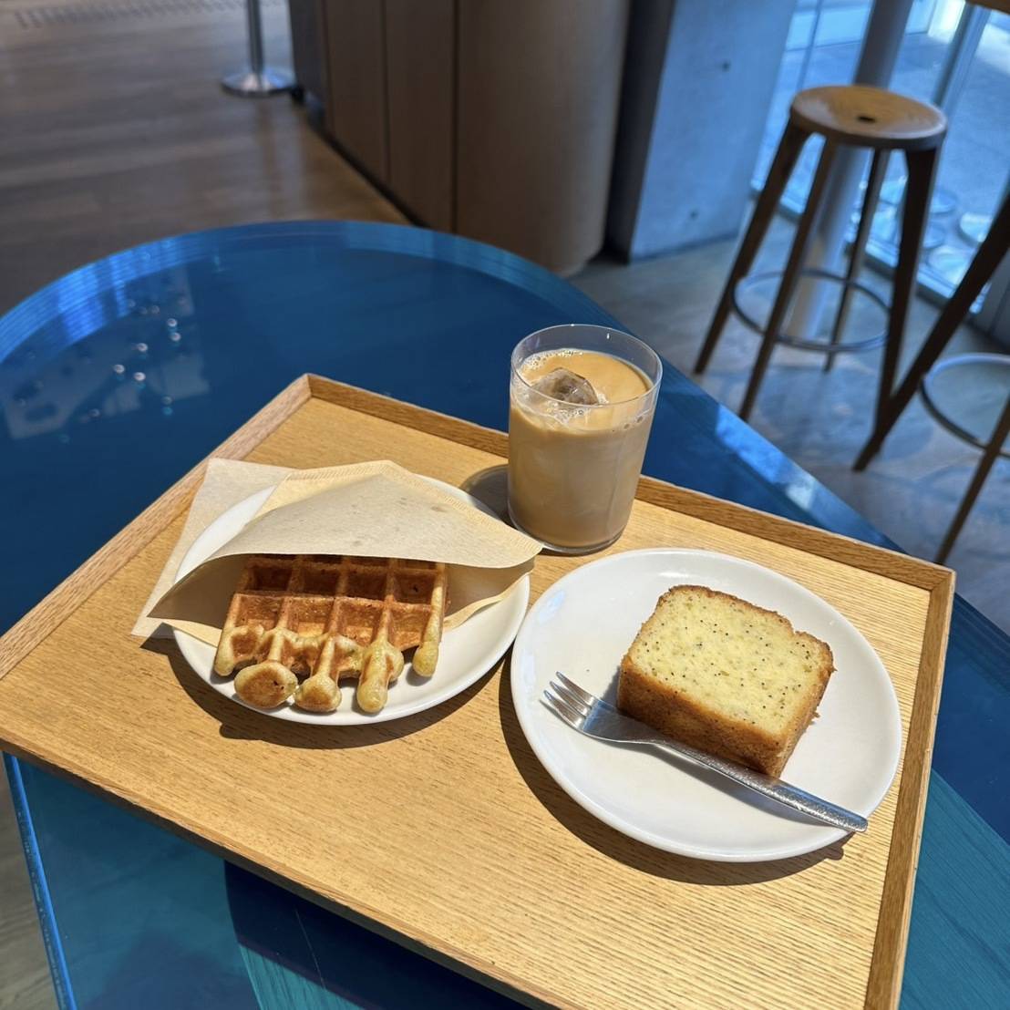 ブルーボトルカフェのワッフル