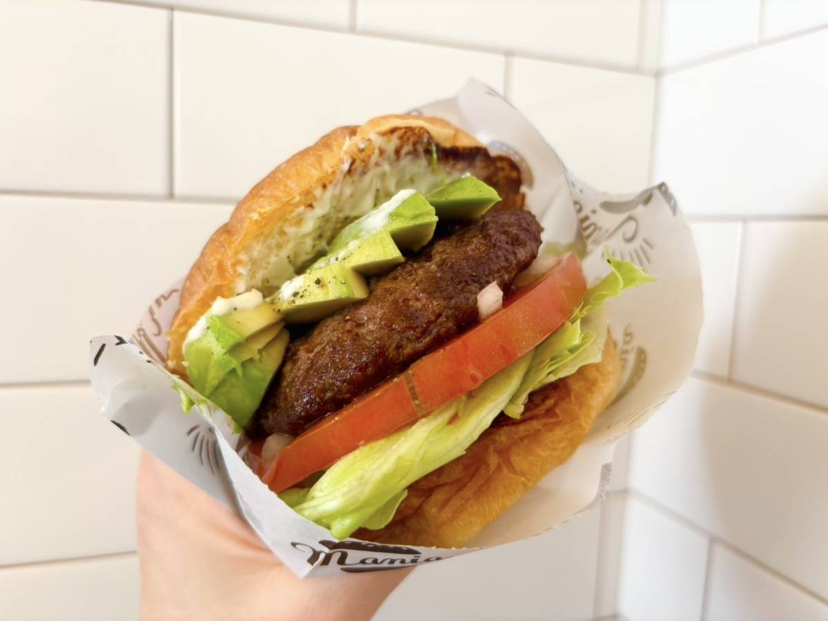 バーガーマニアのハンバーガー