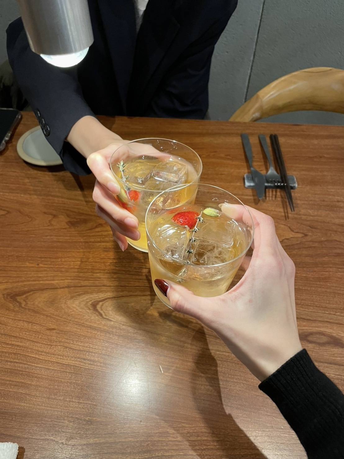 「Sta.」で乾杯
