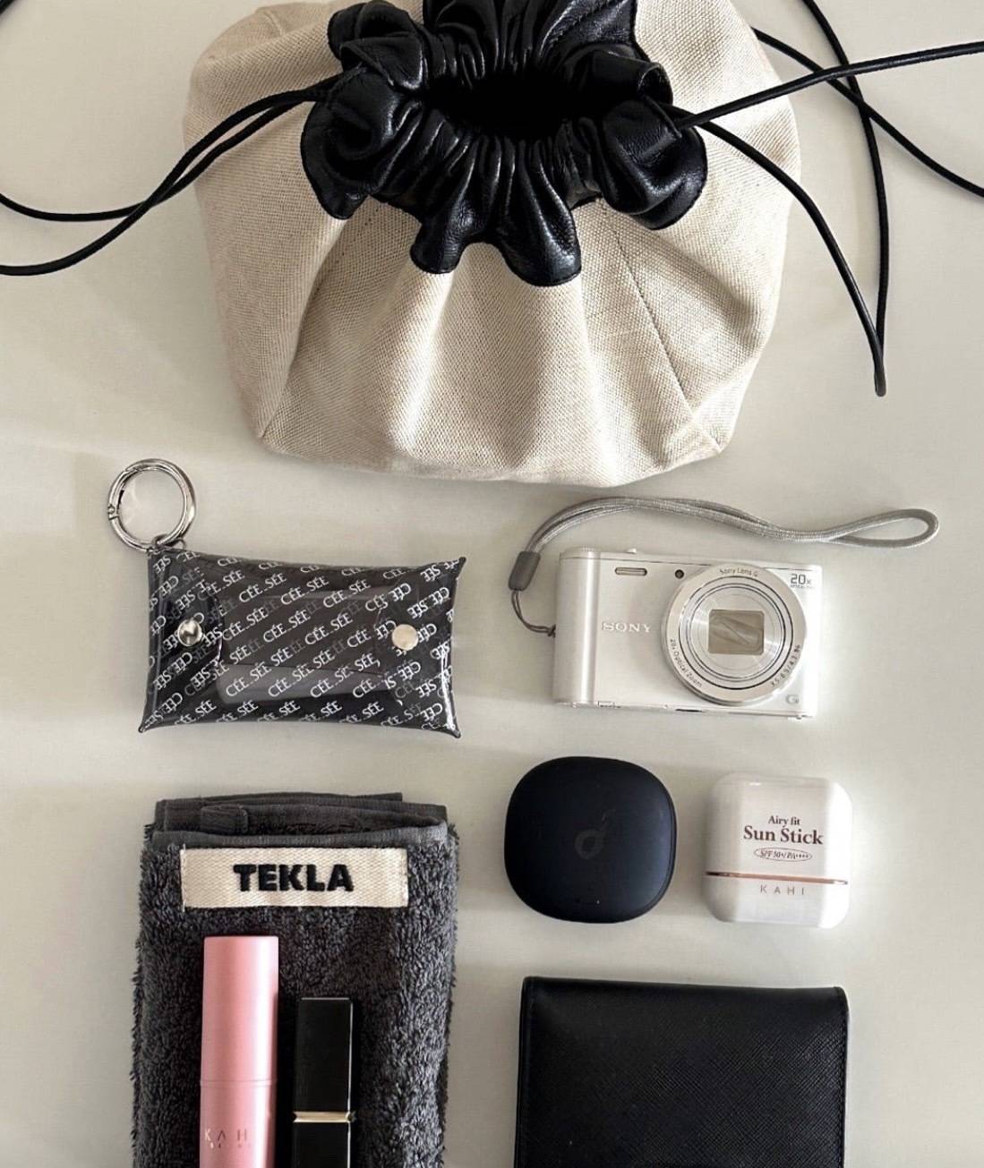 JIL SANDER ドローストリングバッグ